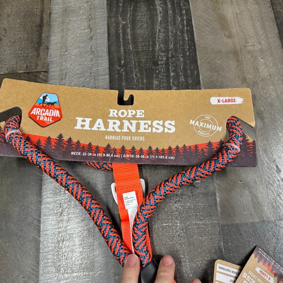 NWT Arcadia Trail XL Dog Puppy Rope Harness Unisex Paracord Mobility - Picture 5 of 5